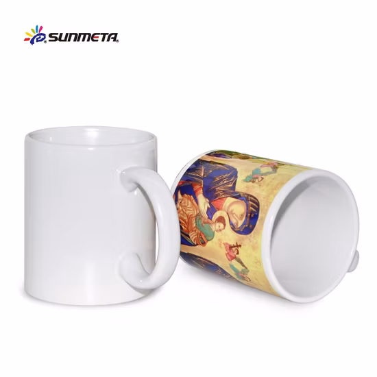 Us Warehouse Free Ship White Ceramic Custom Sublimation Blank Enamel Metal Camping Mug